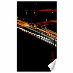 Highway Night Lighthouse Car Fast Canvas 40  x 72 