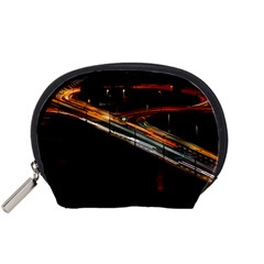 Highway Night Lighthouse Car Fast Accessory Pouch (Small)