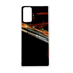 Highway Night Lighthouse Car Fast Samsung Galaxy Note 20 Tpu Uv Case by Amaryn4rt