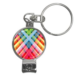 Graphics Colorful Colors Wallpaper Graphic Design Nail Clippers Key Chain by Amaryn4rt
