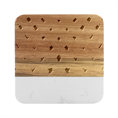 Graphics Colorful Colors Wallpaper Graphic Design Marble Wood Coaster (Square)