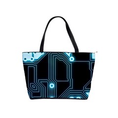 A Completely Seamless Background Design Circuitry Classic Shoulder Handbag by Amaryn4rt