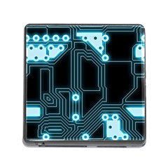 A Completely Seamless Background Design Circuitry Memory Card Reader (square 5 Slot) by Amaryn4rt