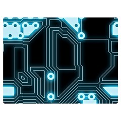 A Completely Seamless Background Design Circuitry Two Sides Premium Plush Fleece Blanket (extra Small) by Amaryn4rt