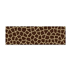 Giraffe Animal Print Skin Fur Sticker (bumper) by Amaryn4rt