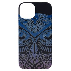 Owl Iphone 14 Black Uv Print Case by Amaryn4rt