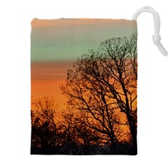 Twilight Sunset Sky Evening Clouds Drawstring Pouch (5xl) by Amaryn4rt
