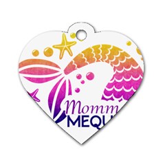 Mom Made Me Queen Dog Tag Heart (two Sides) by Merikyns