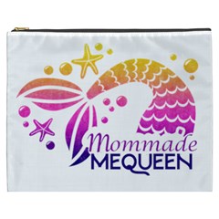 Mom Made Me Queen Cosmetic Bag (xxxl) by Merikyns
