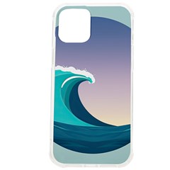 Tsunami Tidal Wave Wave Minimalist Ocean Sea 4 Iphone 12 Pro Max Tpu Uv Print Case by Wegoenart
