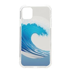 Wave Tsunami Tidal Wave Ocean Sea Water Iphone 11 Tpu Uv Print Case by Wegoenart