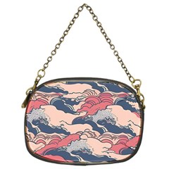 Waves Ocean Sea Water Pattern Rough Seas Chain Purse (Two Sides)