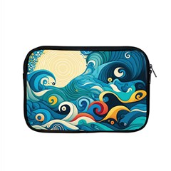 Waves Ocean Sea Abstract Whimsical Abstract Art 5 Apple Macbook Pro 15  Zipper Case by Wegoenart