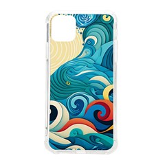 Waves Ocean Sea Abstract Whimsical Abstract Art 5 Iphone 11 Pro Max 6 5 Inch Tpu Uv Print Case by Wegoenart