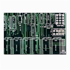 Printed Circuit Board Circuits Postcards 5  X 7  (pkg Of 10) by Celenk