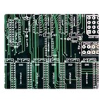 Printed Circuit Board Circuits Premium Plush Fleece Blanket (Large) 80 x60  Blanket Front