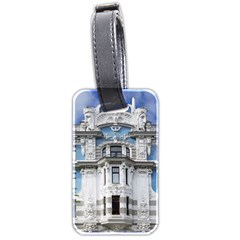 Squad Latvia Architecture Luggage Tag (two Sides) by Celenk
