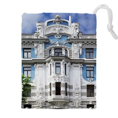 Squad Latvia Architecture Drawstring Pouch (5xl)