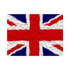 Union Jack Flag National Country Premium Plush Fleece Blanket (mini) by Celenk