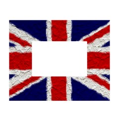 Union Jack Flag National Country White Tabletop Photo Frame 4 x6  by Celenk