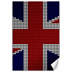 Union Jack Flag British Flag Canvas 20  X 30  by Celenk