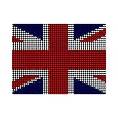 Union Jack Flag British Flag Premium Plush Fleece Blanket (mini) by Celenk