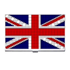 Union Jack Flag Uk Patriotic Business Card Holder