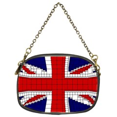 Union Jack Flag Uk Patriotic Chain Purse (one Side) by Celenk