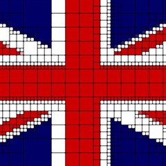 Union Jack Flag Uk Patriotic Play Mat (square) by Celenk
