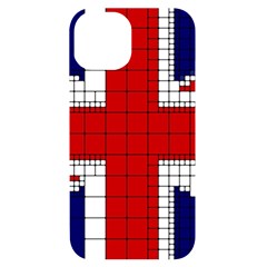 Union Jack Flag Uk Patriotic Iphone 14 Black Uv Print Case