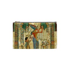 Egyptian Man Sun God Ra Amun Cosmetic Bag (small) by Celenk