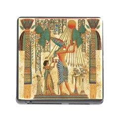 Egyptian Man Sun God Ra Amun Memory Card Reader (square 5 Slot) by Celenk