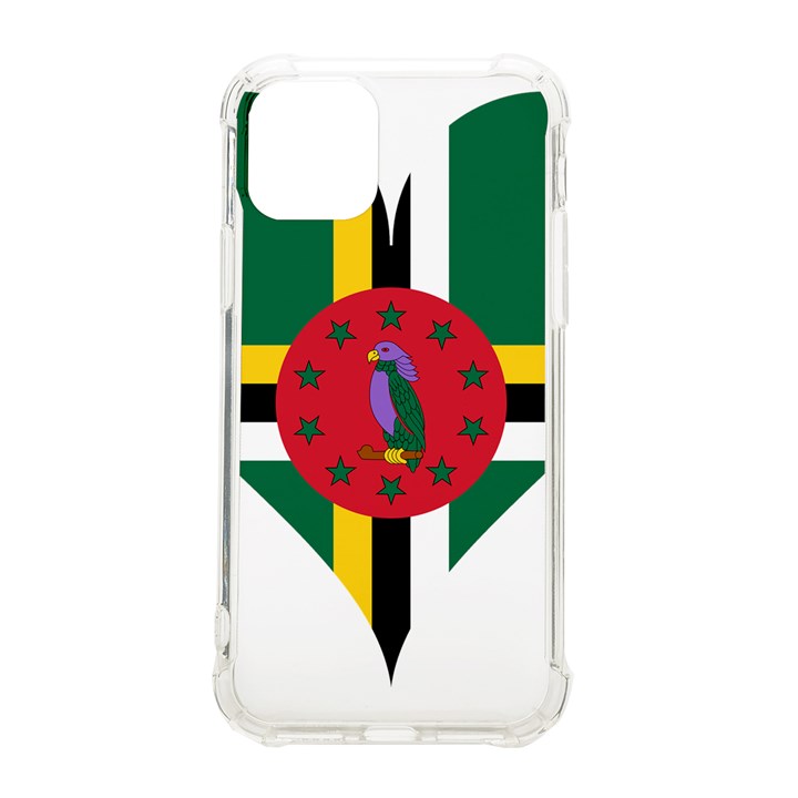 Heart Love Flag Antilles Island iPhone 11 Pro 5.8 Inch TPU UV Print Case