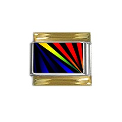 Graphic Design Computer Graphics Gold Trim Italian Charm (9mm) by Celenk