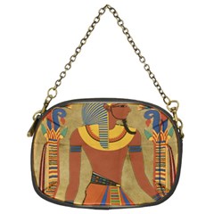 Egyptian Tutunkhamun Pharaoh Design Chain Purse (two Sides) by Celenk