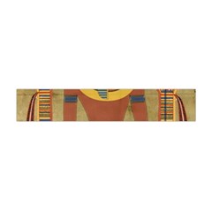 Egyptian Tutunkhamun Pharaoh Design Premium Plush Fleece Scarf (mini) by Celenk