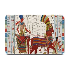 Egyptian Tutunkhamun Pharaoh Design Small Doormat by Celenk