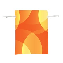 Abstract Orange Yellow Red Color Lightweight Drawstring Pouch (m) by Celenk