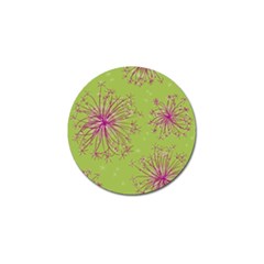 Dandelion Flower Background Nature Flora Drawing Golf Ball Marker by Uceng