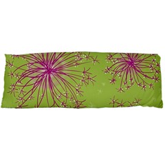 Dandelion Flower Background Nature Flora Drawing Body Pillow Case Dakimakura (two Sides) by Uceng