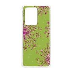 Dandelion Flower Background Nature Flora Drawing Samsung Galaxy S20 Ultra 6 9 Inch Tpu Uv Case by Uceng