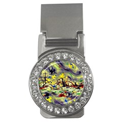 Abstract Arts Psychedelic Art Experimental Money Clips (cz)  by Uceng
