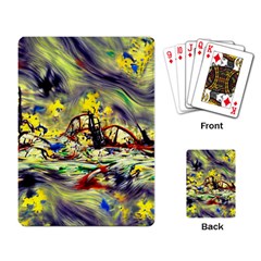 Abstract Arts Psychedelic Art Experimental Playing Cards Single Design (rectangle) by Uceng