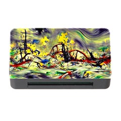Abstract Arts Psychedelic Art Experimental Memory Card Reader With Cf