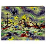 Abstract Arts Psychedelic Art Experimental Cosmetic Bag (XXXL) Back