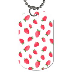 Strawberry Dog Tag (two Sides) by SychEva