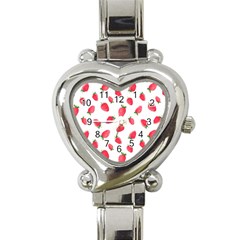 Strawberry Heart Italian Charm Watch by SychEva