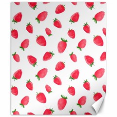 Strawberry Canvas 8  X 10  by SychEva