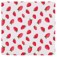 Strawberry Uv Print Square Tile Coaster  by SychEva