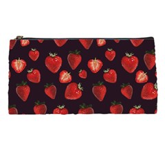 Watercolor Strawberry Pencil Case by SychEva